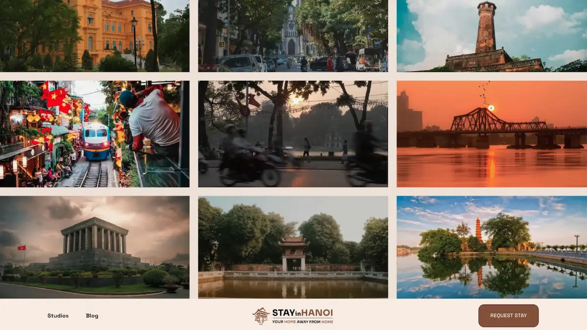StayinHanoi - Website designed and created by Vibrance Pixels
